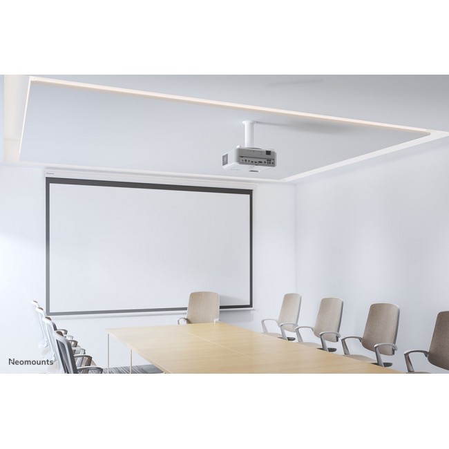 Neomounts BEAMER-C80WHITE Beamer ceiling mount - h 13-20 cm - full motion Neomounts BEAMER-C80WHITE Beamer ceiling mount - h 13-20 cm - full motion