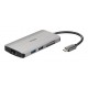 D-Link DUB M810 - 8 in 1 USB C Hub with HDMI/Ethernet/Card Reader/Power Delivery