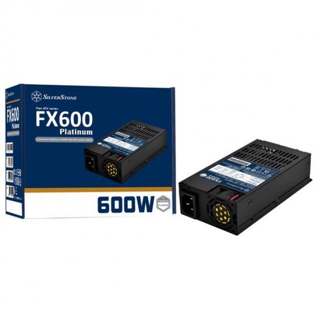 Silverstone FX600 Platinum power supply unit 600 W 20+4 pin ATX Flex ATX Black Silverstone FX600 Platinum power supply unit 600 W 20+4 pin ATX Flex ATX Black