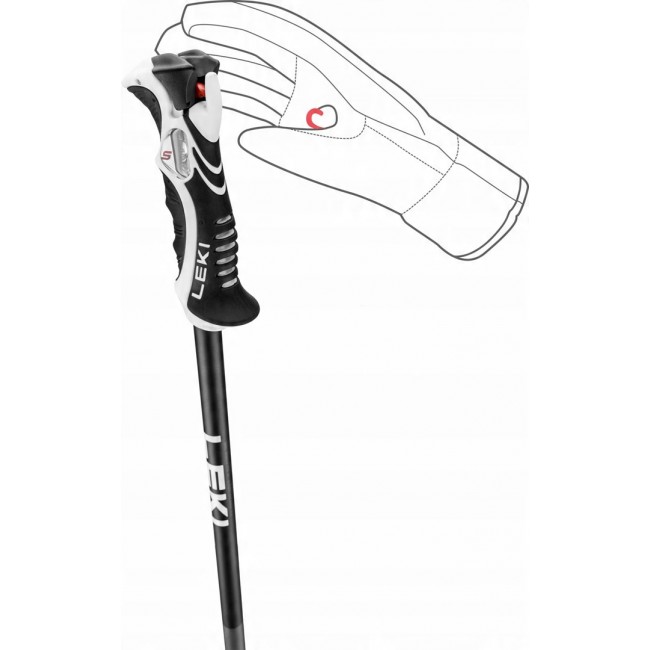 LEKI BOLD LITE S black 115 poles