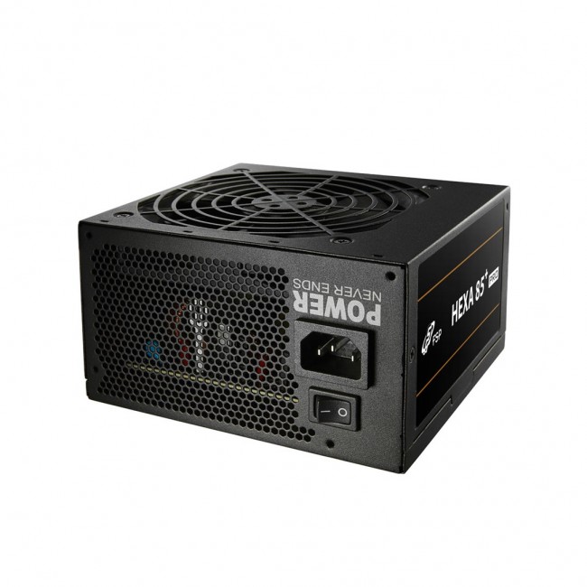 FSP HEXA 85+ PRO power supply unit 550 W 24-pin ATX ATX Black FSP HEXA 85+ PRO power supply unit 550 W 24-pin ATX ATX Black