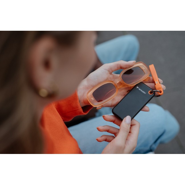Verbatim Pocket SSD USB 3.2 Gen 2 2TB Black/Orange
