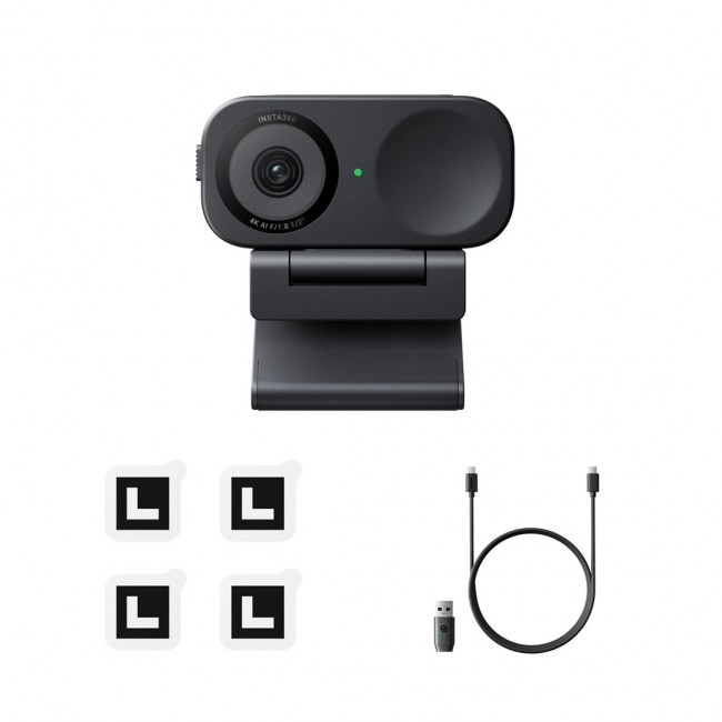Insta360 Link 2C webcam 3840 x 2160 pixels USB Black