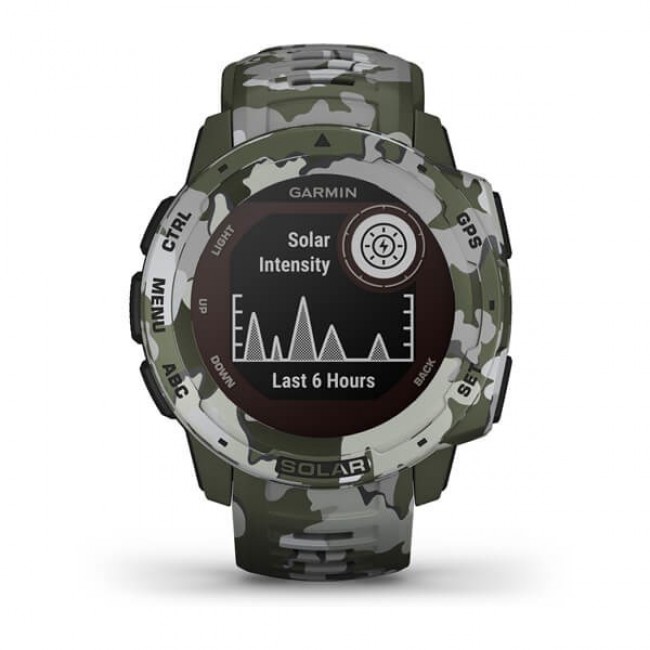 Garmin Instinct Solar Camo Green Watch