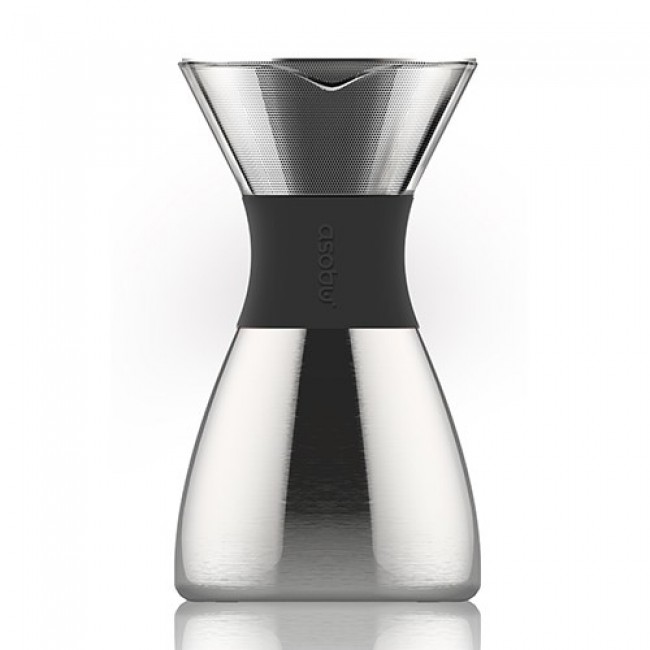 Asobu PourOver Cold brew coffee maker Black, Silver