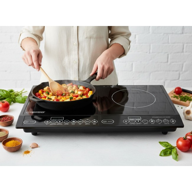 Esperanza EKH008 hob Black Countertop Zone induction hob 2 zone(s)