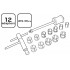 NEO tools 10-506 mechanics tool set