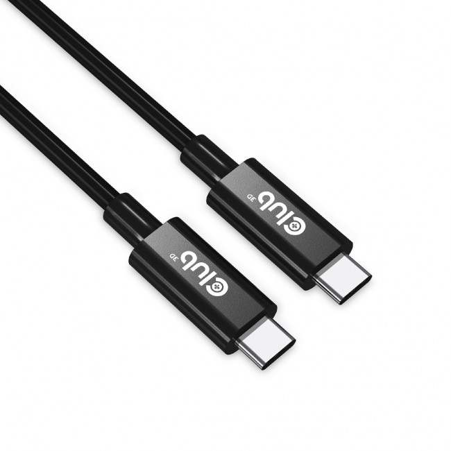 CLUB3D USB4 Gen3x2 Type-C Bi-Directional Cable 8K60Hz or 4K120Hz, Data 40Gbps, PD 240W(48V/5A) EPR M/M 3m / 9.84ft CLUB3D USB4 Gen3x2 Type-C Bi-Directional Cable 8K60Hz or 4K120Hz, Data 40Gbps, PD 240W(48V/5A) EPR M/M 3m / 9.84ft