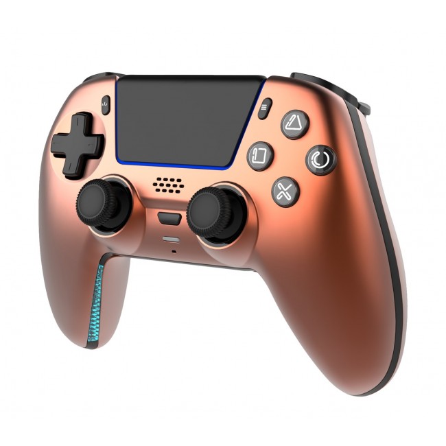 Deltaco Gaming GAM-199-ORANGECOPPER Gaming Controller Orange, Bronze Bluetooth/USB Gamepad PlayStation 5, PC, Android, iOS