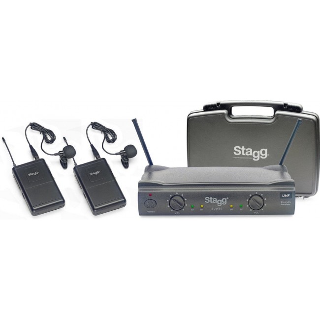 Stagg SUW 50 LL FH EU Wireless UHF system Black