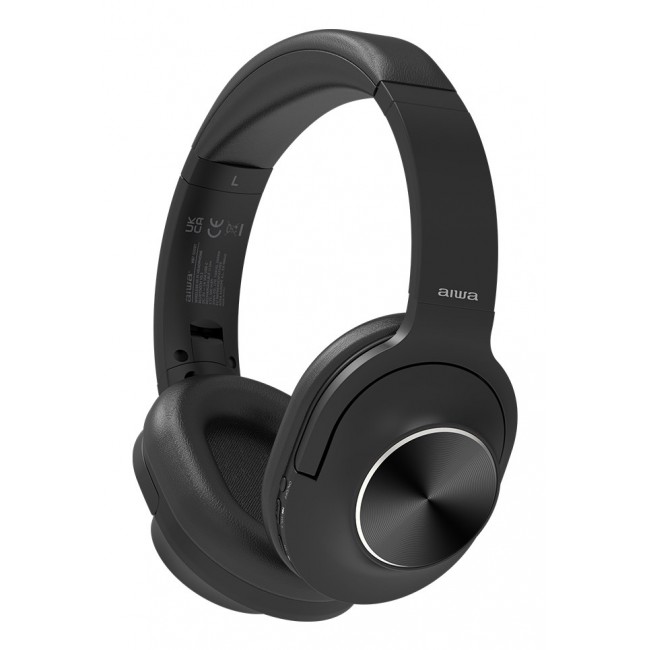 Aiwa HST-220BT headphones/headset Wired & Wireless Head-band Calls/Music USB Type-C Bluetooth Black
