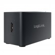 LogiLink CR0042 laptop dock/port replicator Wired USB 3.2 Gen 1 (3.1 Gen 1) Type-A Black
