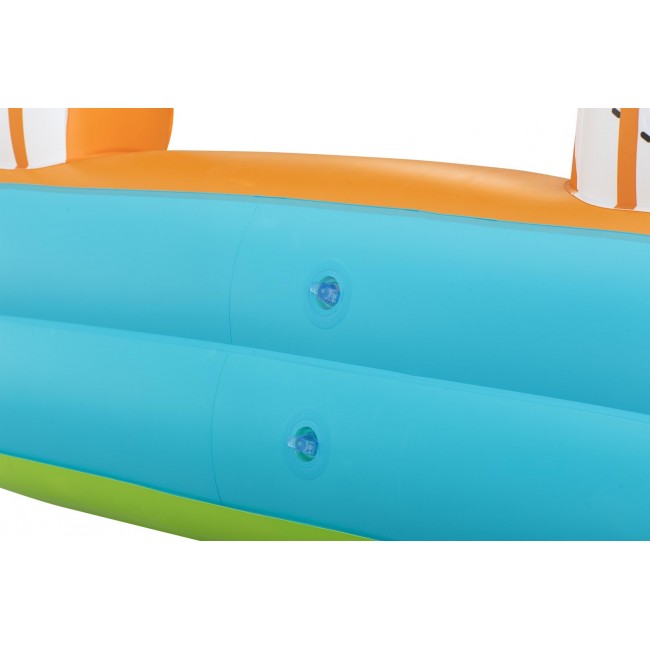 Bestway Kick N Swish 3-in-1 Multi-Use Inflatable Ball Pit with 18 Play Balls
