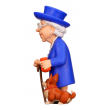 MINIX QUEEN ELIZABETH - QUEEN ELIZABETH II WITH CORGI
