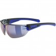 UVEX Equate cycling glasses, black/blue matt/mirror blue UVEX Equate cycling glasses, black/blue matt/mirror blue