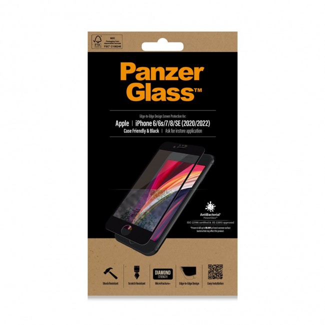 PanzerGlass Screen Protector iPhone 8 | 7 | 6s | 6 | SE (2020/2022) | Edge-to-Edge PanzerGlass Screen Protector iPhone 8 | 7 | 6s | 6 | SE (2020/2022) | Edge-to-Edge