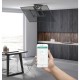 Techly Motorized Swivel Ceiling TV Mount Smart Home Integration for TVs from 32-70