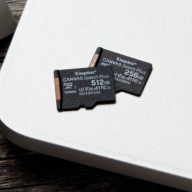 Kingston Technology 256GB micSDXC Canvas Select Plus 100R A1 C10 Single Pack w/o ADP Kingston Technology 256GB micSDXC Canvas Select Plus 100R A1 C10 Single Pack w/o ADP