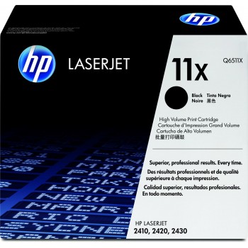HP 11X High Yield Black Original LaserJet toner cartridge 1 pc(s)