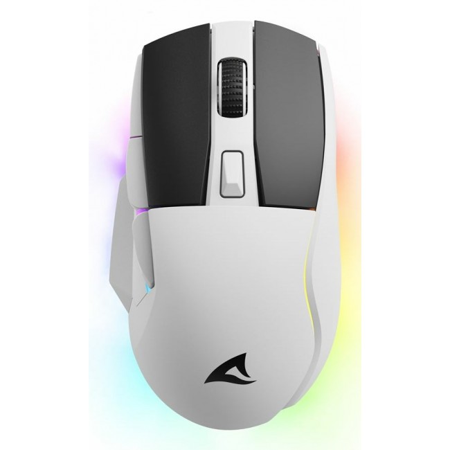 Sharkoon SGM50W mouse Gaming Right-hand RF Wireless + USB Type-A Optical 6400 DPI Sharkoon SGM50W mouse Gaming Right-hand RF Wireless + USB Type-A Optical 6400 DPI