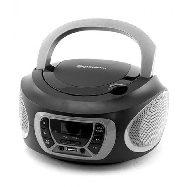 Roadstar CDR-365U/SL CD player Portable CD player Black, Silver