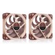 Noctua NF-A12X25 G2 PWM SX2-PP computer cooling system Computer case Fan 12 cm Beige 2 pc(s)