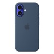 Apple iPhone16 Silicone Case with MagSafe - Denim Apple iPhone16 Silicone Case with MagSafe - Denim