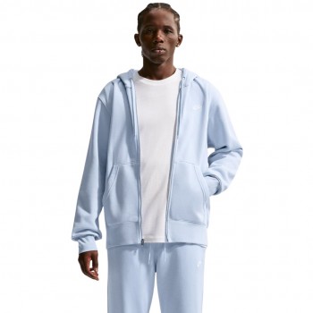 Bluza męska Nike Club BB FZ Hoodie b ękitna FN3861 407 M