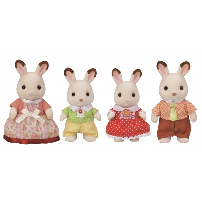 Sylvanian Families Chocolate Rabbit Family