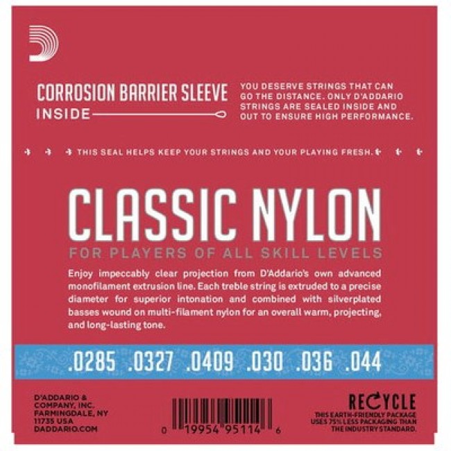 D'Addario EJ27H - classical guitar strings (29 45)