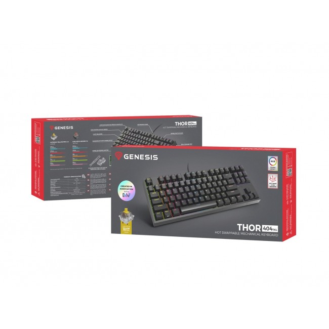 GENESIS Thor 404 TKL US Gateron Yellow