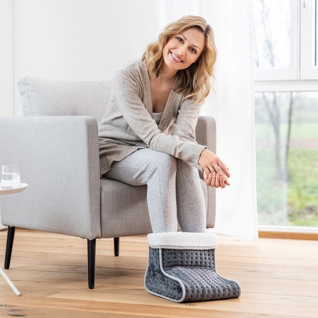 Beurer FW 20 electric foot warmer White, Dark Grey
