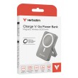 Verbatim Charge 'n' Go Magnetic Wireless Power Bank with stand - 10000 mAh Grey