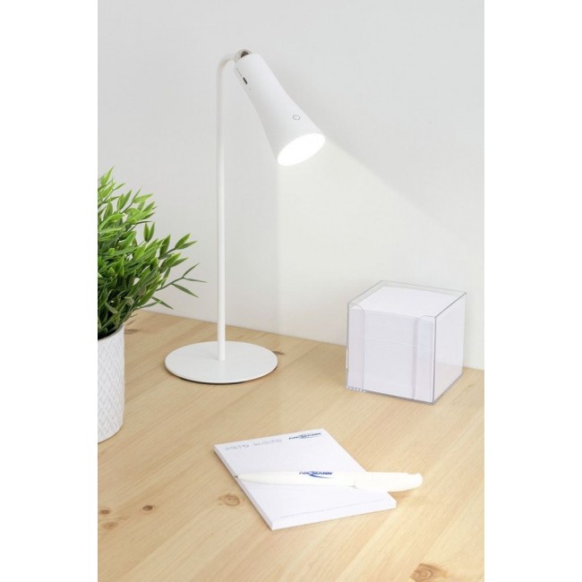 Ansmann 1600-0526 table lamp SMD LED Module 2 W SMD LED Silver, White