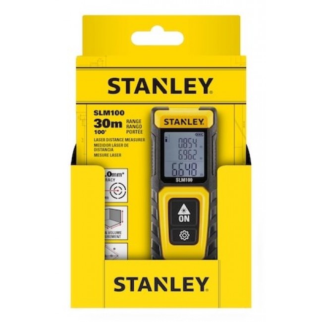 Stanley STHT77100-0 distance meter Laser distance meter Black, Yellow 30 m