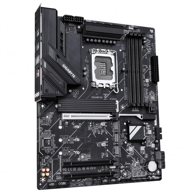 GIGABYTE Z890 D PLUS Motherboard - Supports Intel Core Ultra (Series 2) CPUs, 12+1+2 phases VRM, up to 9466MHz DDR5 (OC), 1xPCIe 5.0 M.2 + 3xPCIe 4.0 M.2, 2.5GbE LAN, USB 3.2 Gen 2