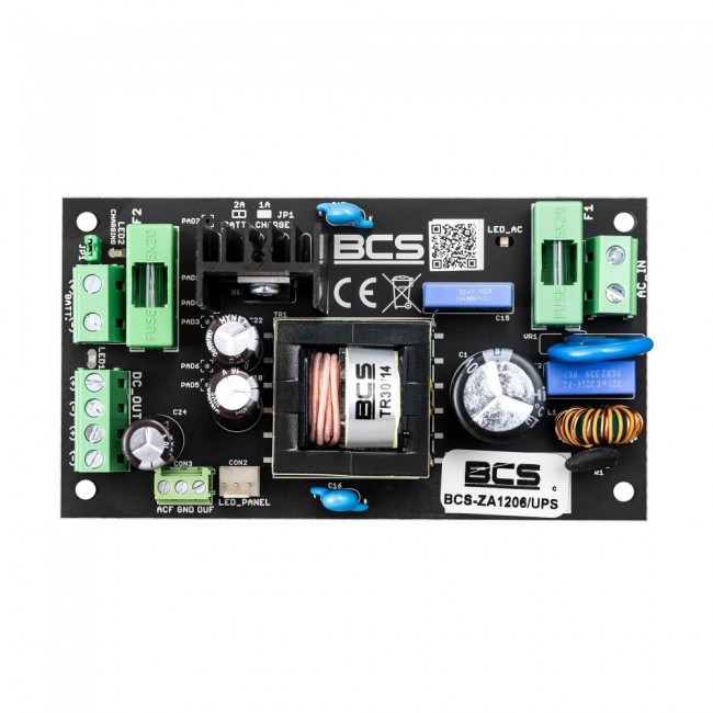 BCS BCS-ZA1206/UPS power supply unit 72 W Black