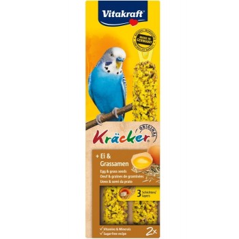 VITAKRAFT Kr cker Egg with sesame seeds - treats for budgerigar - 2 pcs.