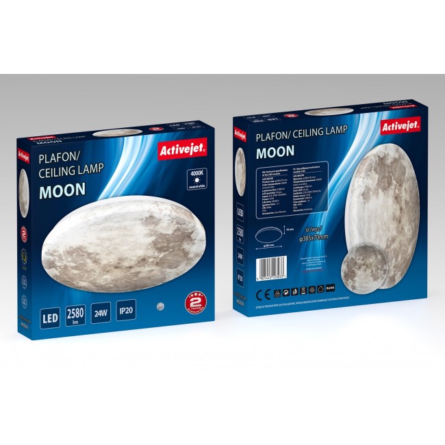 Activejet LED ceiling plafond AJE-MOON 24W Activejet LED ceiling plafond AJE-MOON 24W