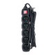 Esperanza ELK215K power extension 3 m 5 AC outlet(s) Indoor Black Esperanza ELK215K power extension 3 m 5 AC outlet(s) Indoor Black