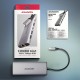 Axagon HMC-6G2L laptop dock/port replicator Wired USB 3.2 Gen 2 (3.1 Gen 2) Type-C Aluminium Axagon HMC-6G2L laptop dock/port replicator Wired USB 3.2 Gen 2 (3.1 Gen 2) Type-C Aluminium