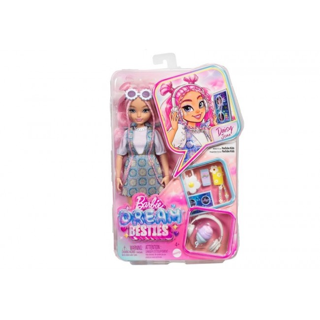 Barbie Dream Besties Daisy Jean Fashion Doll with 9 DJ & Music Themed Accessories Barbie Dream Besties Daisy Jean Fashion Doll with 9 DJ & Music Themed Accessories
