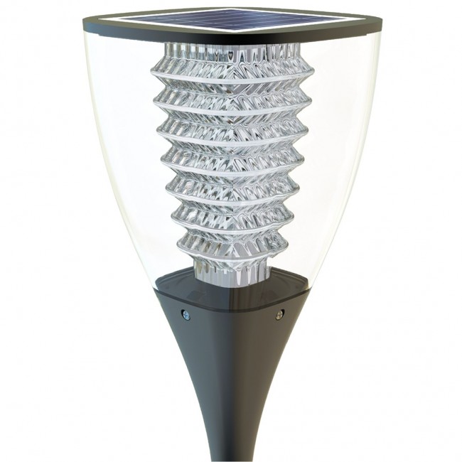 PowerNeed ESL-25H outdoor lighting Outdoor pedestal/post lighting Non-changeable bulb(s) LED Black