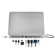 LogiLink UA0373 laptop dock/port replicator Wired USB 3.2 Gen 1 (3.1 Gen 1) Type-C Aluminium