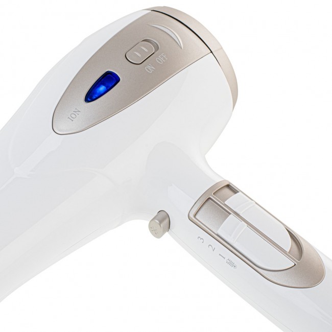 ADLER AD 2248WC HAIR DRYER, WHITE AND CHAMPAGNE