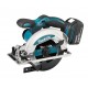 Makita DSS610RTJ portable circular saw 16.5 cm Black, Blue 3700 RPM