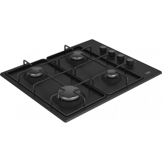 Beko HIBG64120SB hob Black Built-in 60 cm Gas 4 zone(s) Beko HIBG64120SB hob Black Built-in 60 cm Gas 4 zone(s)
