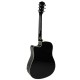 V-TONE VEAG1 CE BK - 4/4 electro-acoustic guitar, black