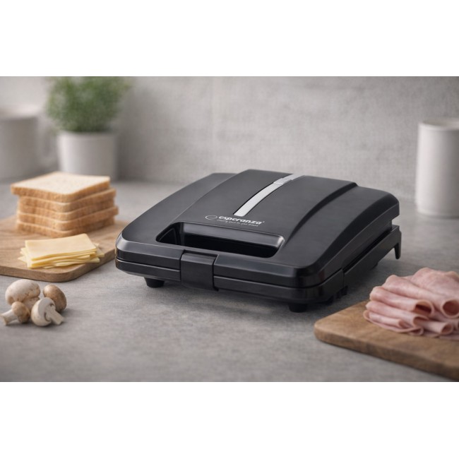 Esperanza EKT010 Sandwich toaster 1000W Black