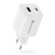 Charger 1 x USB Quick Charge 4.0, 1 x USB-C 45W white